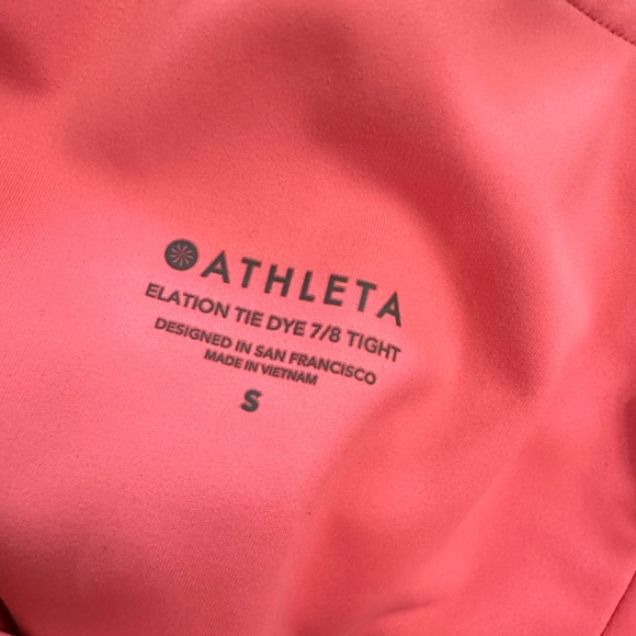 Athleta Elation Tie Dye 7/8 Tights Leggings Small - Picture 13 of 16